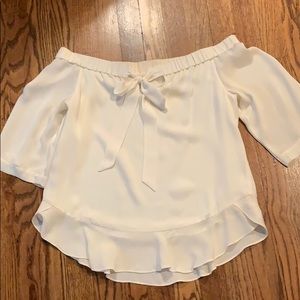 Off the shoulder blouse